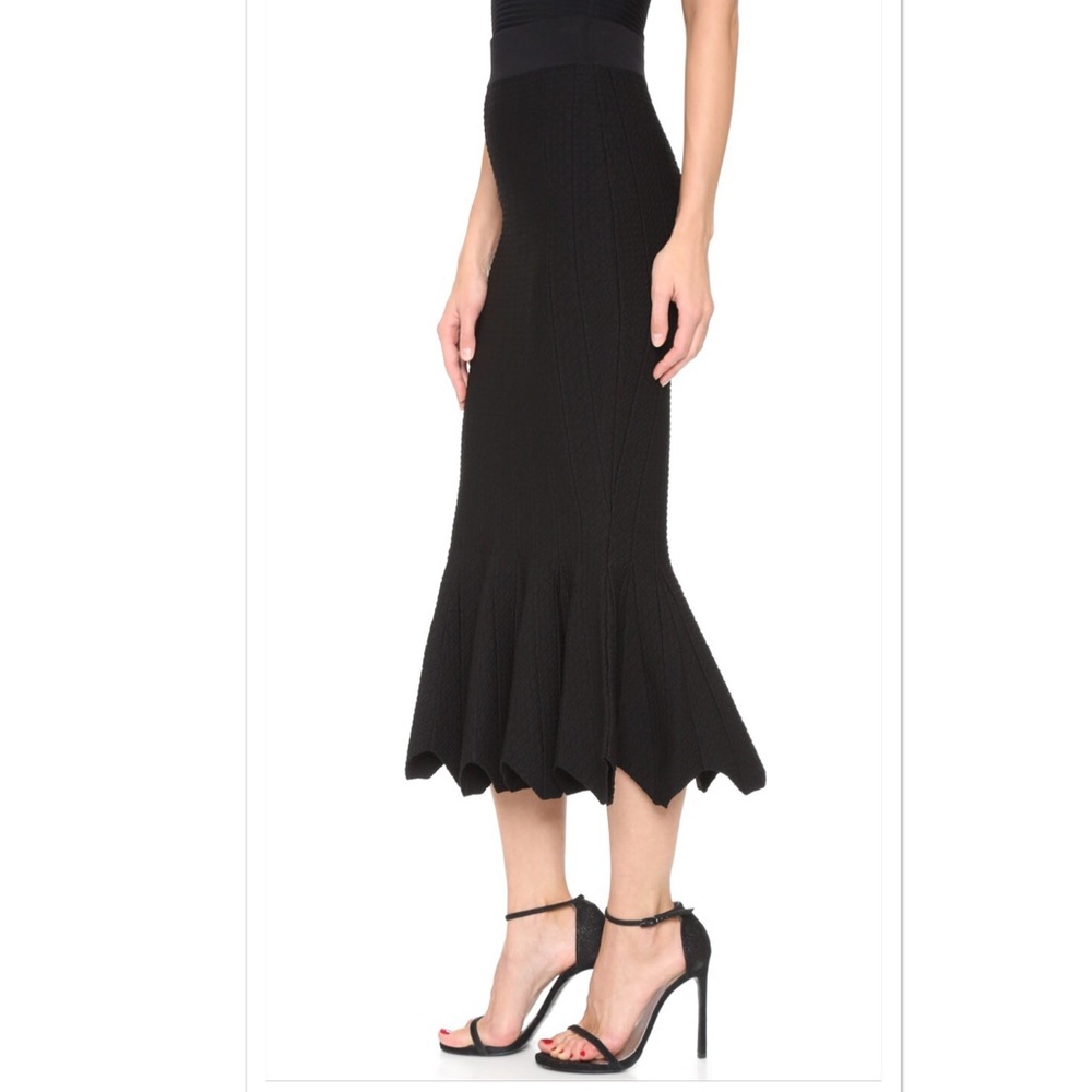 Jonathan Simkhai Pointelle Trumpet Skirt - Picture 4 of 4
